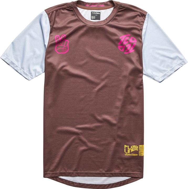 Actual product image Troy Lee Designs Flowline SS Jersey - Flipped (L)