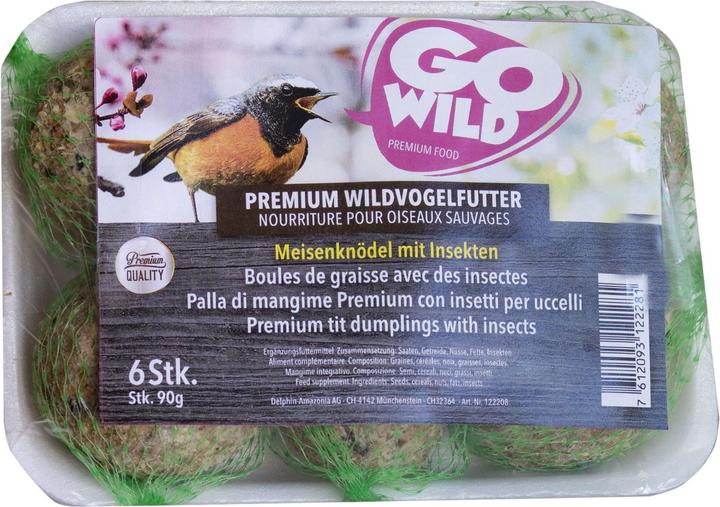 GoWild Meisenknödel mit Insekten (6 x, 0.09 kg)
