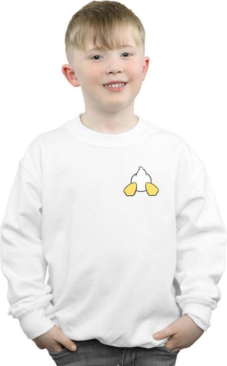 Immagine prodotto Disney Donald Duck Backside Breast Print Felpa Ragazzi (140, 146)