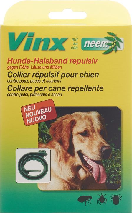 Immagine prodotto Vinx Neem erbe organiche collare per cani 72cm (Cane, 440 ml)