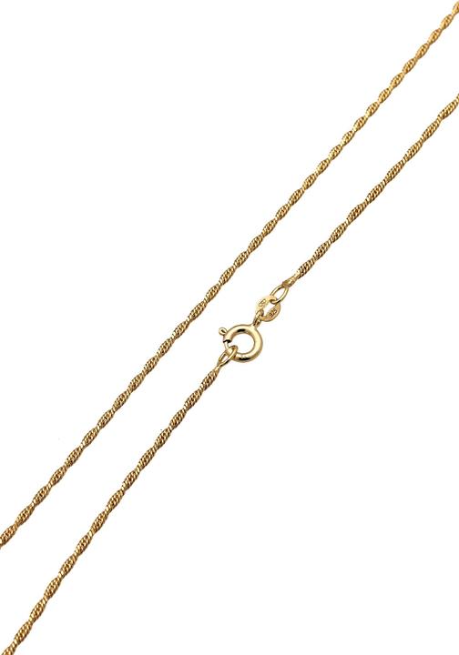 Actual product image Kuzzoi Men's Cord Necklace Twisted 925 Silver (925 sterling silver, 55 cm)