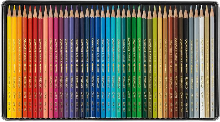 Actual product image Caran d'Ache Prismalo Aquarelle Metallschachtel (Multicoloured, 40 x)