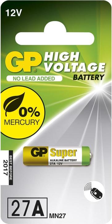 Actual product image GP Batteries GP Super Alkaline (1 pcs., A27, 20 mAh)