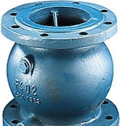 Actual product image Socla Contra valve flange 402B DN80 - Controllable med PN10 flanger