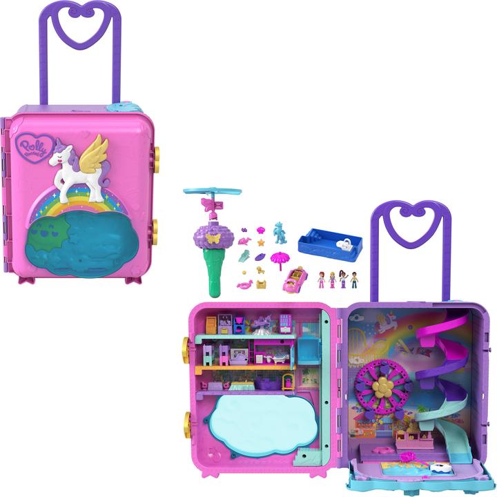 Polly Pocket Holiday in a rolling suitcase