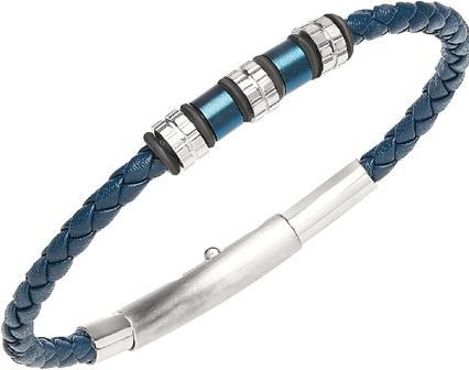 Breil Elegant men's leather bracelet Wanderlust TJ3370 (22 cm, Edelstahl)