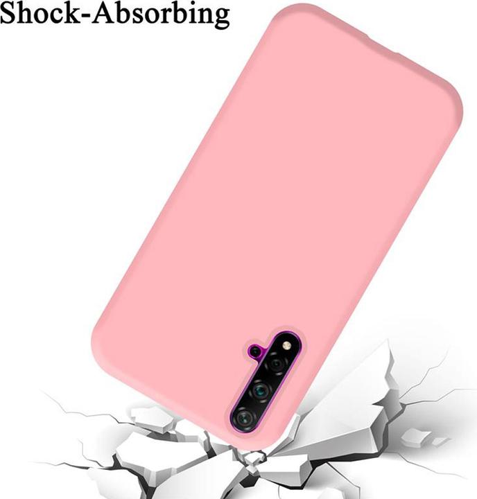 Immagine prodotto Cadorabo Copertura della cassa del silicone liquido TPU (Huawei Nova 5T, Onore anni '20, Tassa 20)