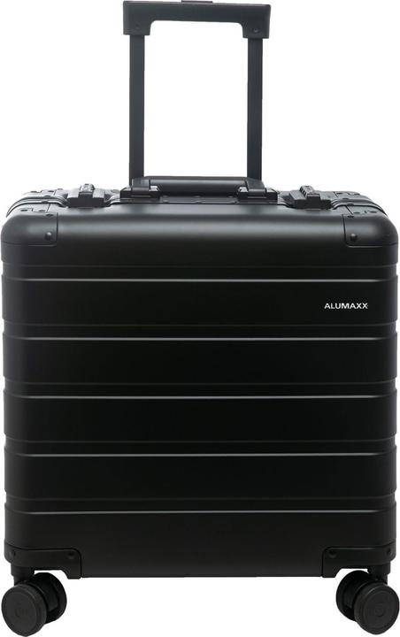 Alumaxx Business Overnighttrolley, mit Vollalukoffer,schwarz (37 l, Handgepäck (bis 50l))