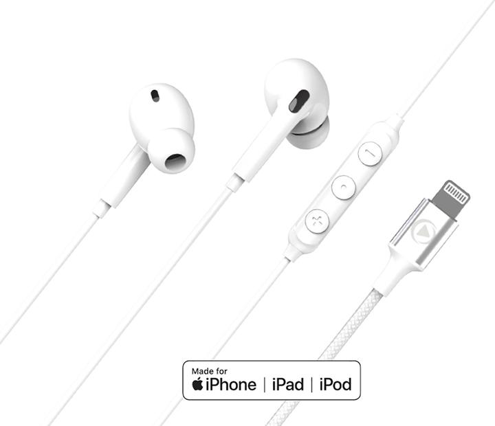 Actual product image Force Play FPYKPINTRAMFIW Lightning Headphones (Cable)