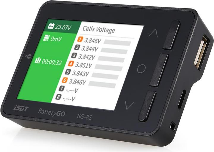 Actual product image Isdt BG-8S Smart Battery Checker