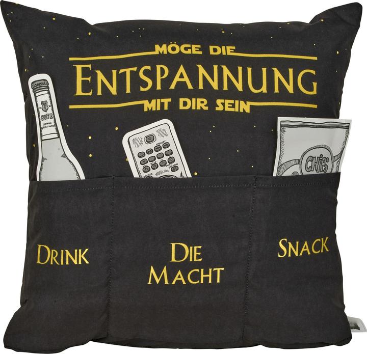 Image du produit Hergo Sofahelden Coussin Que la détente soit avec vous (43 x 43 cm)