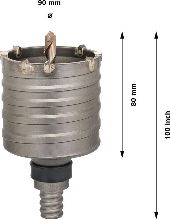 Produktbild Bosch Professional Zubehör PRO SDS max-5 Core Cutter, 90 x 80 x 100 mm (90 mm)
