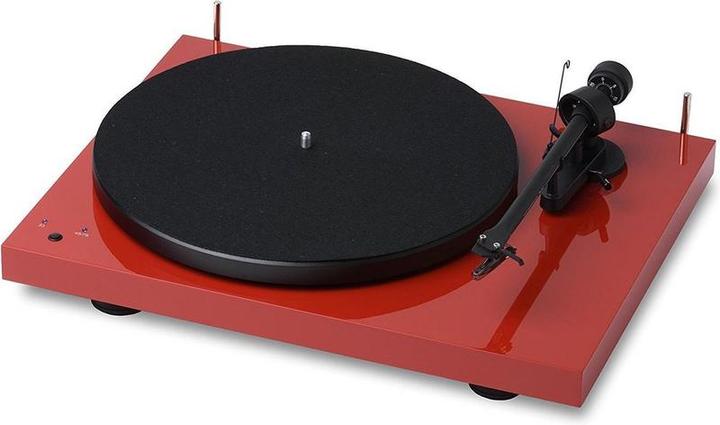 Actual product image Pro-Ject Debut Record Master II glossy red