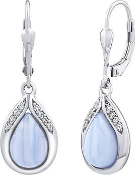 Produktbild Silvego Silver earrings with natural agate jst13327ba