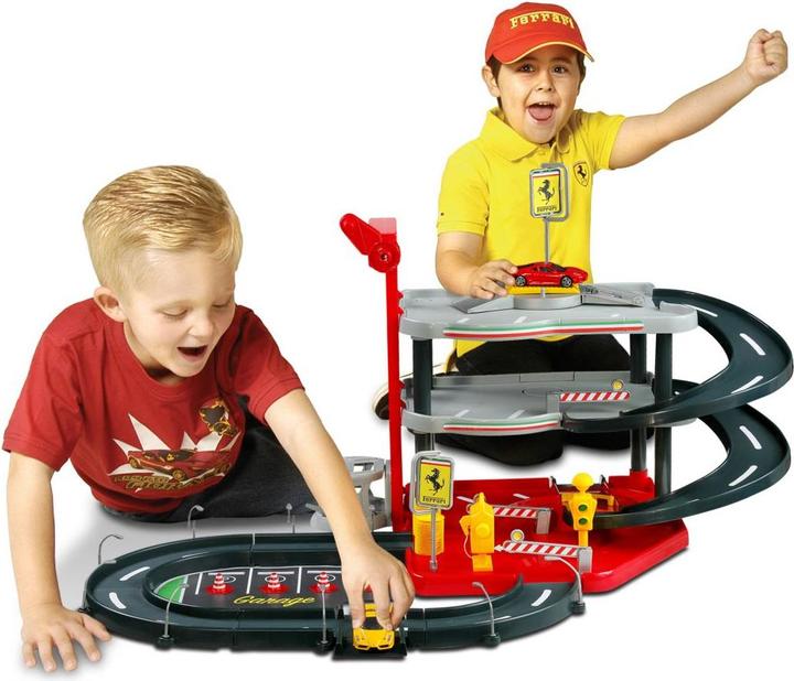 Actual product image Bburago Ferrari parking garage