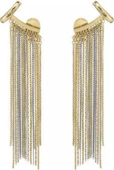 Liu Jo - Long bicolor earrings with chains LJ2782