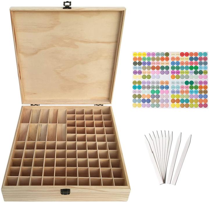 Image du produit Rose Flower Organisateur d'huile essentielle (35 x 35 x 9 cm)