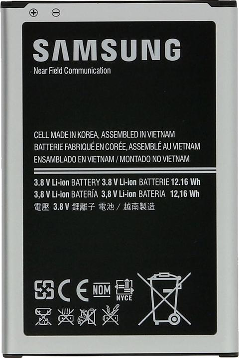 Actual product image Samsung Eb-B800 (Rechargeable battery, Galaxy Note 3)