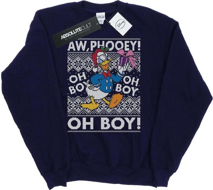 Disney Donald Duck Christmas Fair Isle Sweatshirt (3XL)