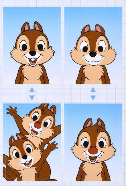Image du produit Disney Chip & Dale Fotoaufkleber Sticker Collection