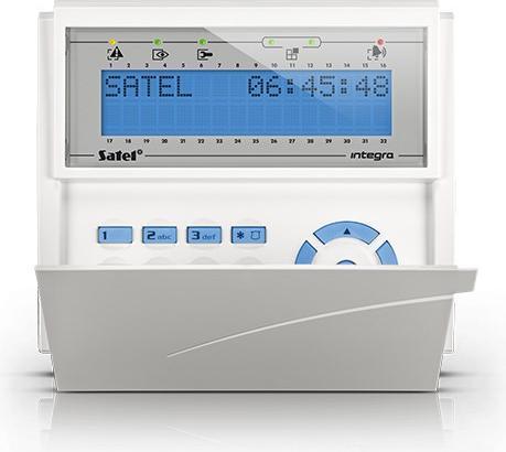 Actual product image Satel Keypad LCD /Integra Blue/Int-Klcd-Bl