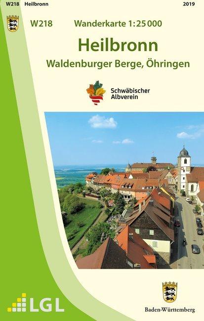 Immagine prodotto Mappa topografica escursionistica di Baden-Württemberg Heilbronn