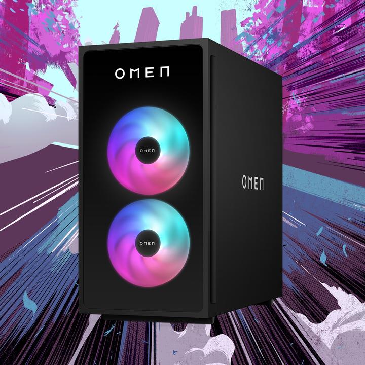 Actual product image HP OMEN GT16-0477ng 35L Gaming Desktop AMD Ryzen™ 7 8700F 64GB/2TB SSD RTX 4070 SUPER Windows 11 (AMD Ryzen 7 8700F, 65.54 GB, 2000 GB, GeForce RTX 4070 Super)
