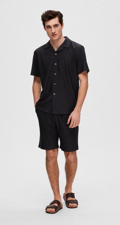 Actual product image Selected Homme Ribbed short sleeve shirt (XL)