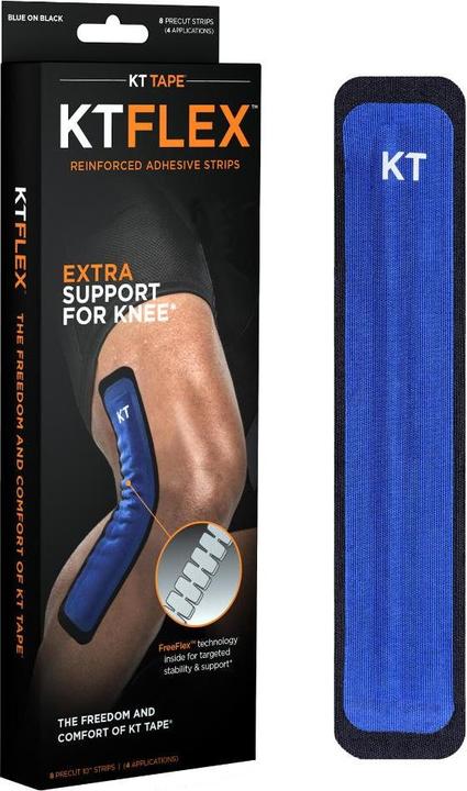 Image du produit KT Tape Ruban adhésif "Flex" 25x5 cm (lot de 8) (0.25 m)