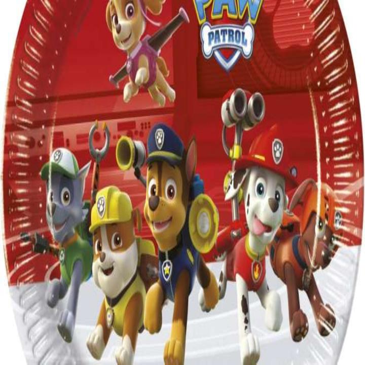 Actual product image Magni Paper Plate 23cm FSC Mix 8s Paw Patrol Action (8 x)