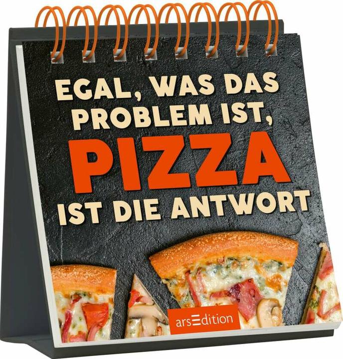 Actual product image Spiral book stand up pizza (German)