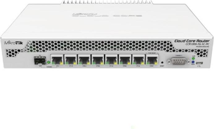 Produktbild MikroTik VPN-Router CCR1009-7G-1C-PC