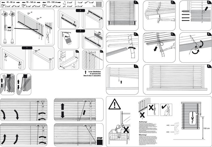 Actual product image Gardinia Aluminium Venetian blind (60 x 175 cm)