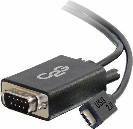 C2G Câble adaptateur USB2.0 USB-C vers DB9 série RS232