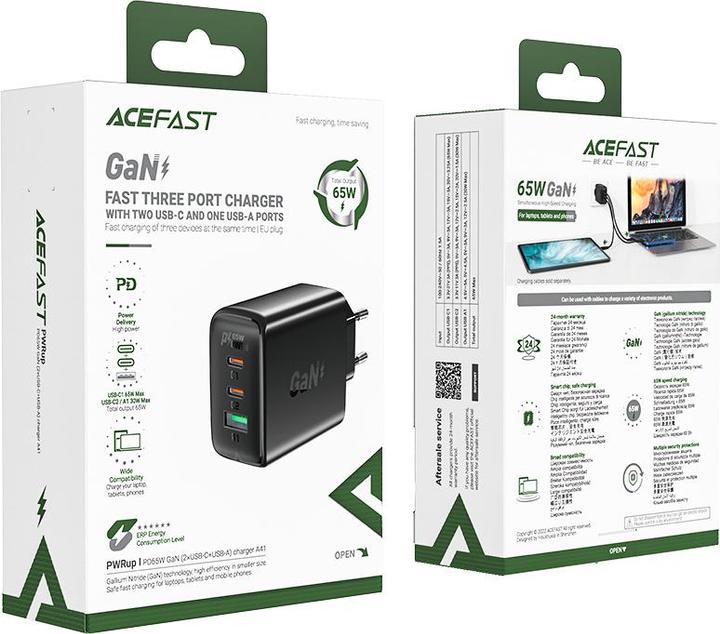 Actual product image Acefast A41 (65 W)
