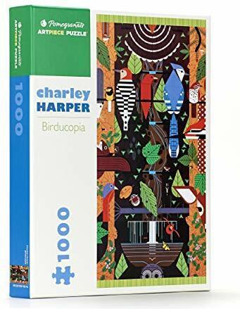 Actual product image Puzzle 1000 pieces Charley Harper - Birducopia (1000 pieces)