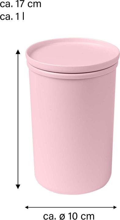 Actual product image Awave Food storage container 1000 ml, with rPET, rosé (1 l)