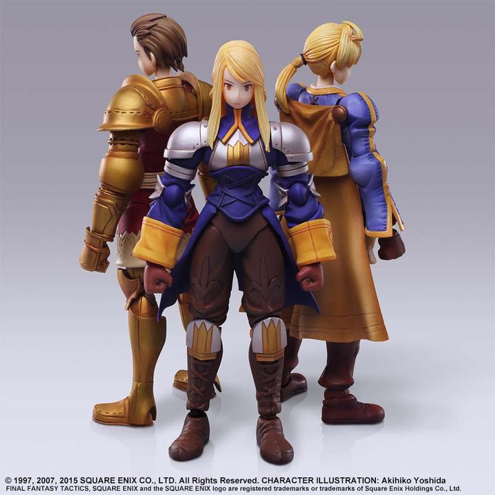 Actual product image Square Enix Final Fantasy Tactics Bring Arts action figure Agrias Oaks 14 cm