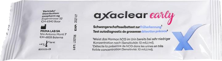 Immagine prodotto Axapharm test di gravidanza precoce axaclear (1 x)