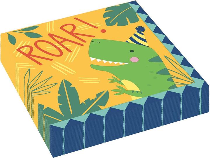 Amscan Dinosaure (16 x, 33 x 33 cm)