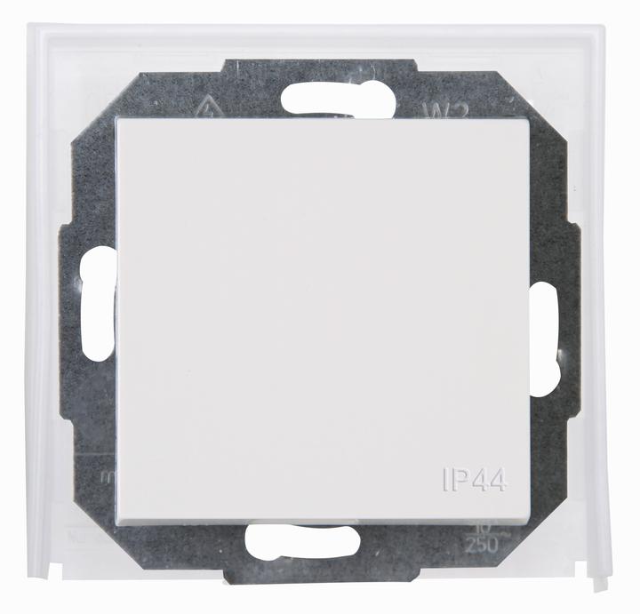Actual product image Kopp Athenis flush-mounted damp-proof push-button IP44 pure white