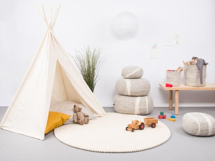 Immagine prodotto Myfelt Tappeto Palla di feltro Linéa (Ø 120 cm)