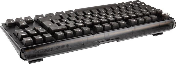Actual product image Ducky One 3 Aura Black TKL Gaming Keyboard, RGB LED - MX-Silent-Red (DE, Cable)