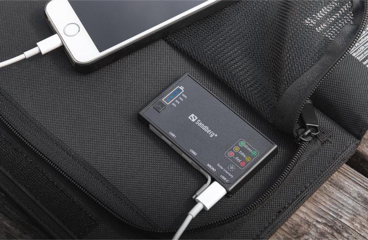 Actual product image Sandberg Solar Charger (6000 mAh, 21 W, 22.20 Wh)