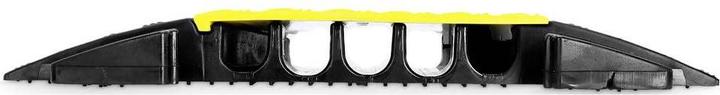 Actual product image Adam Hall DEFENDER by End piece male 85320M Polyurethane Yellow, Black Inhal (Cable hole)