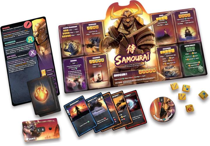 Actual product image Dice Throne S2 - As de la Gachette VS Samourai (French)
