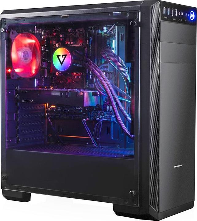 Produktbild Modecom *Oberon Pro Glas S Black (ATX)