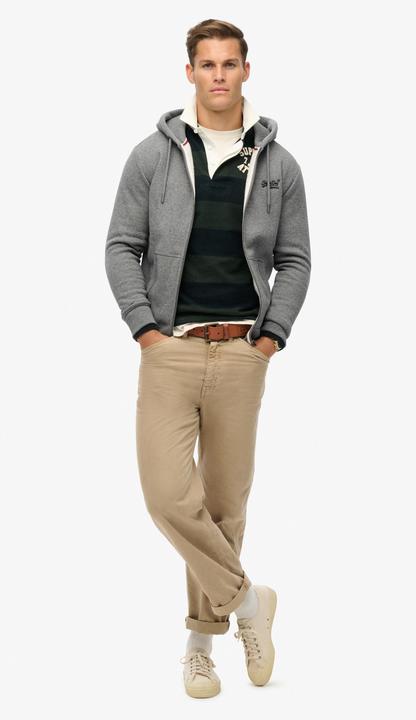 Actual product image Superdry Sweat jacket Casual Figure-hugging ESSENTIAL LOGO ZIP HOODIE (S)