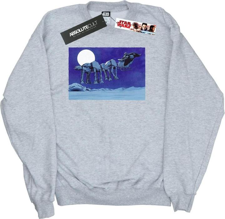 Star Wars Christmas ATAT Sleigh Sweatshirt Jungen