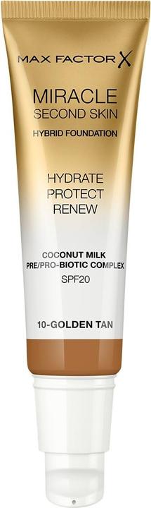 Max Factor Miracle Second Skin (10 Golden Tan)
